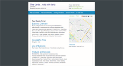 Desktop Screenshot of clearlands.com